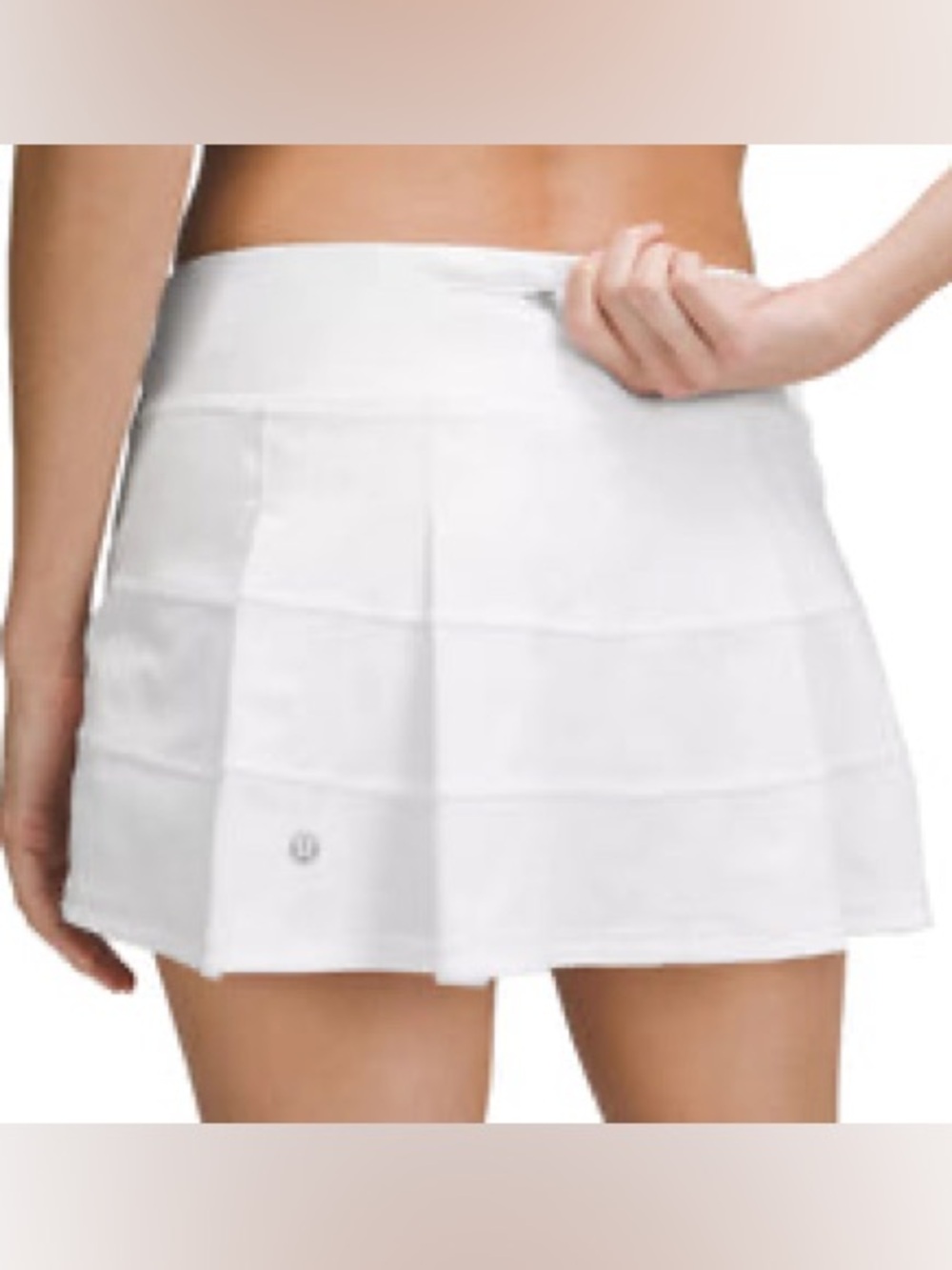 White Pace Rival Reg Length Skirt/Skort with Pocket Size 6